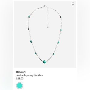 **Last Chance** 
Bancroft, Justine layering necklace